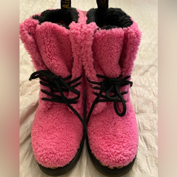 Dr Martens hot pink 1460 pascal size 6 woman’s boots - Picture 7 of 14